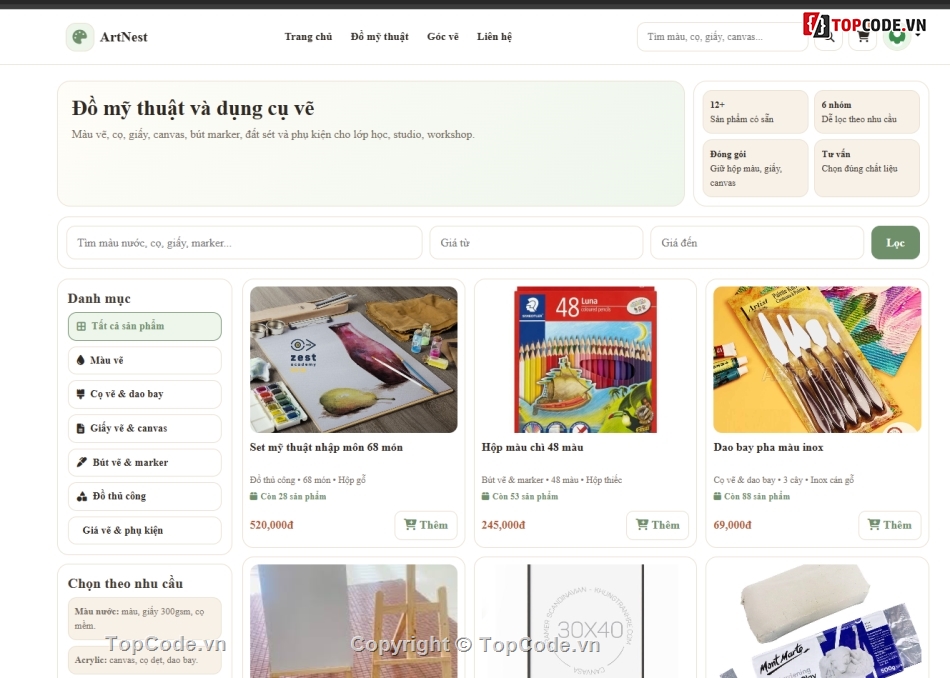 website,đồ án website,bán website